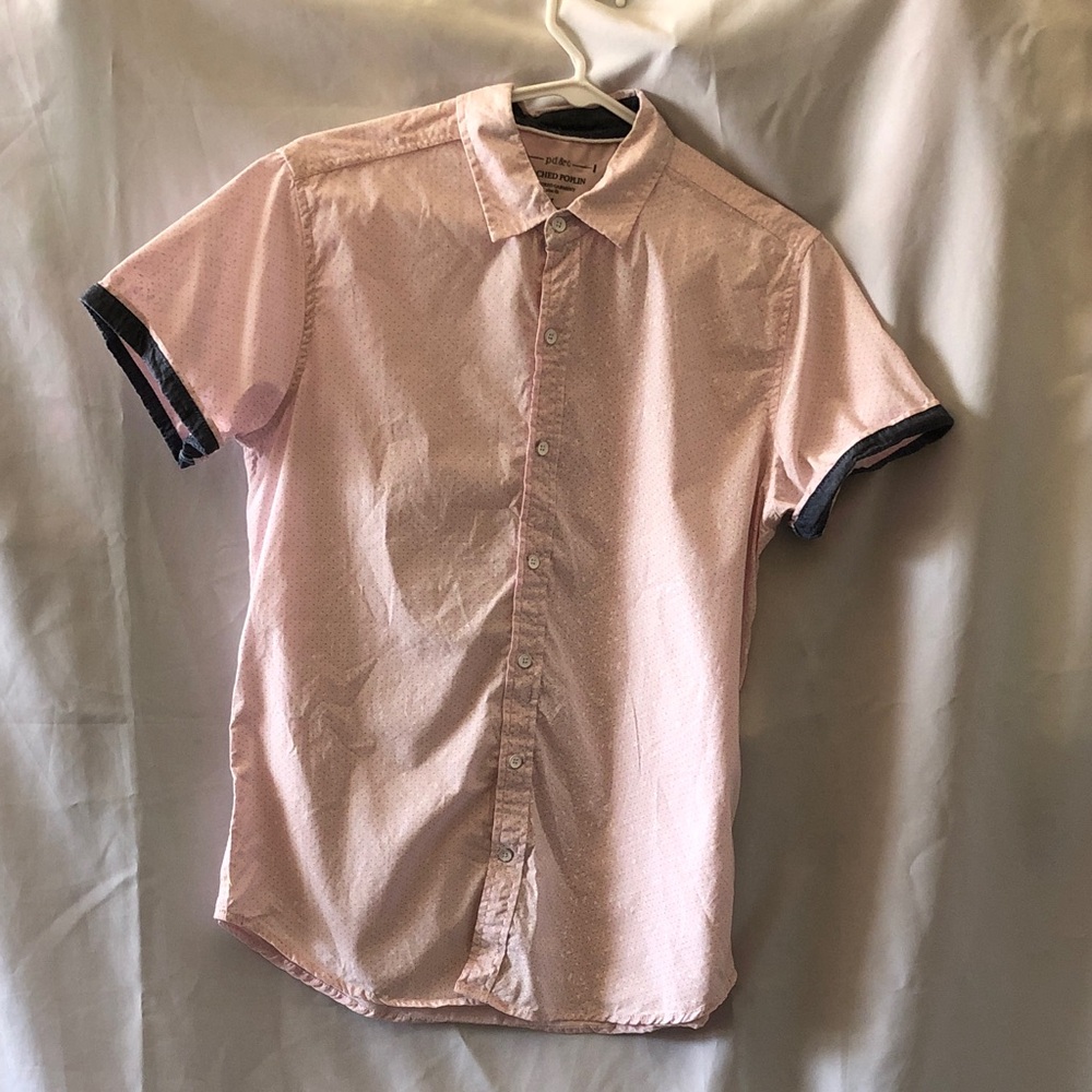 Men’s size medium Pd&c peached poplin tailored garment slim fit